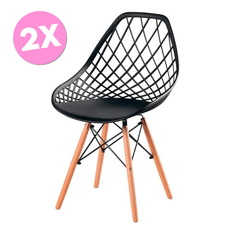 Pack 2 Sillas Eames Mesh (Kl)