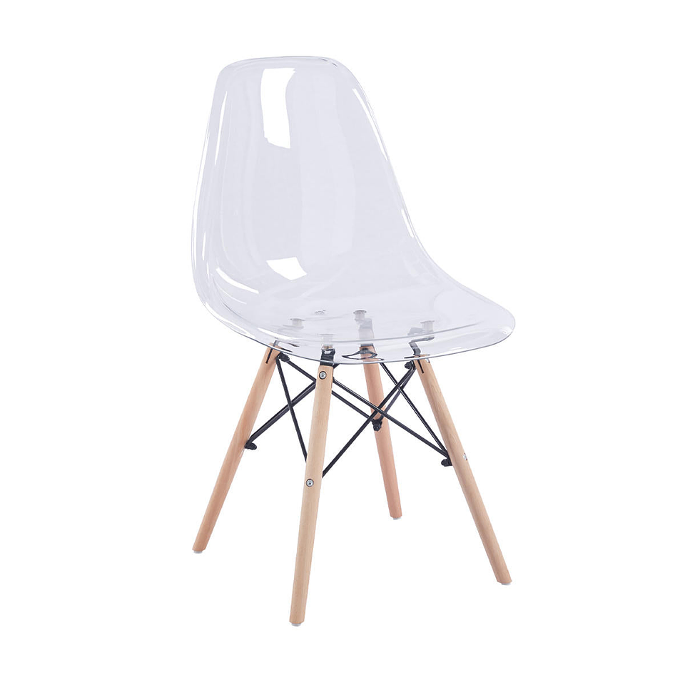 Pack 4 Sillas Eames Transparentes (Kl) 2