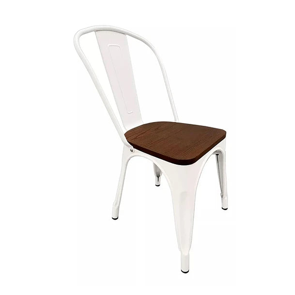 Pack 4 Sillas Tolix Madera Oscura (Kl) 1