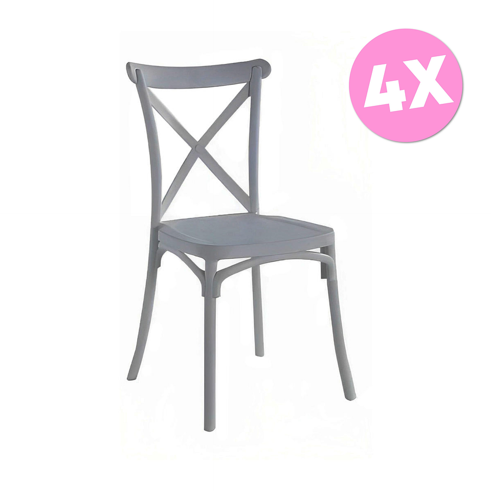 Pack 4 Sillas Crossback (Kl) 1