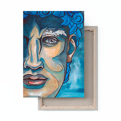Cuadro Canvas / Blue David
