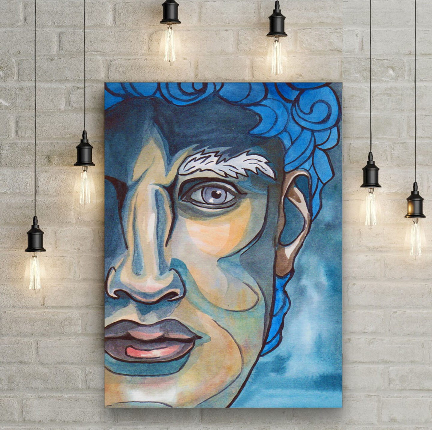 Cuadro Canvas / Blue David 2