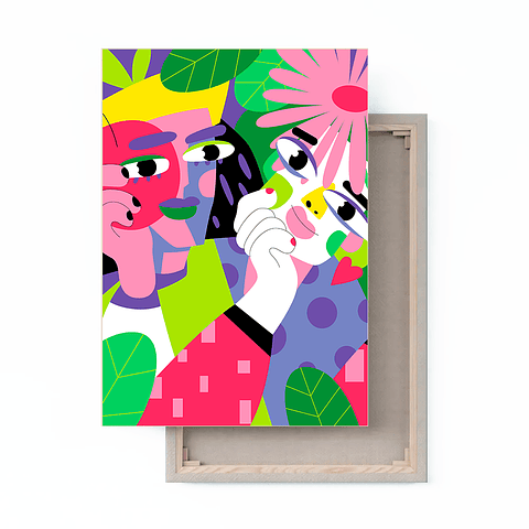 Cuadro Canvas / Color Pop II