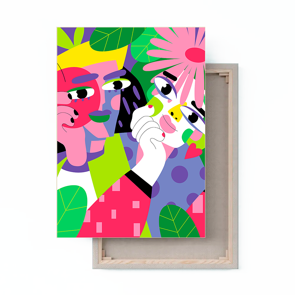 Cuadro Canvas / Color Pop II 1