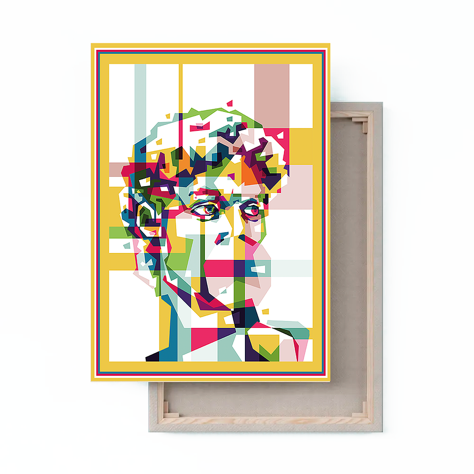Cuadro Canvas / David Pop Art 1