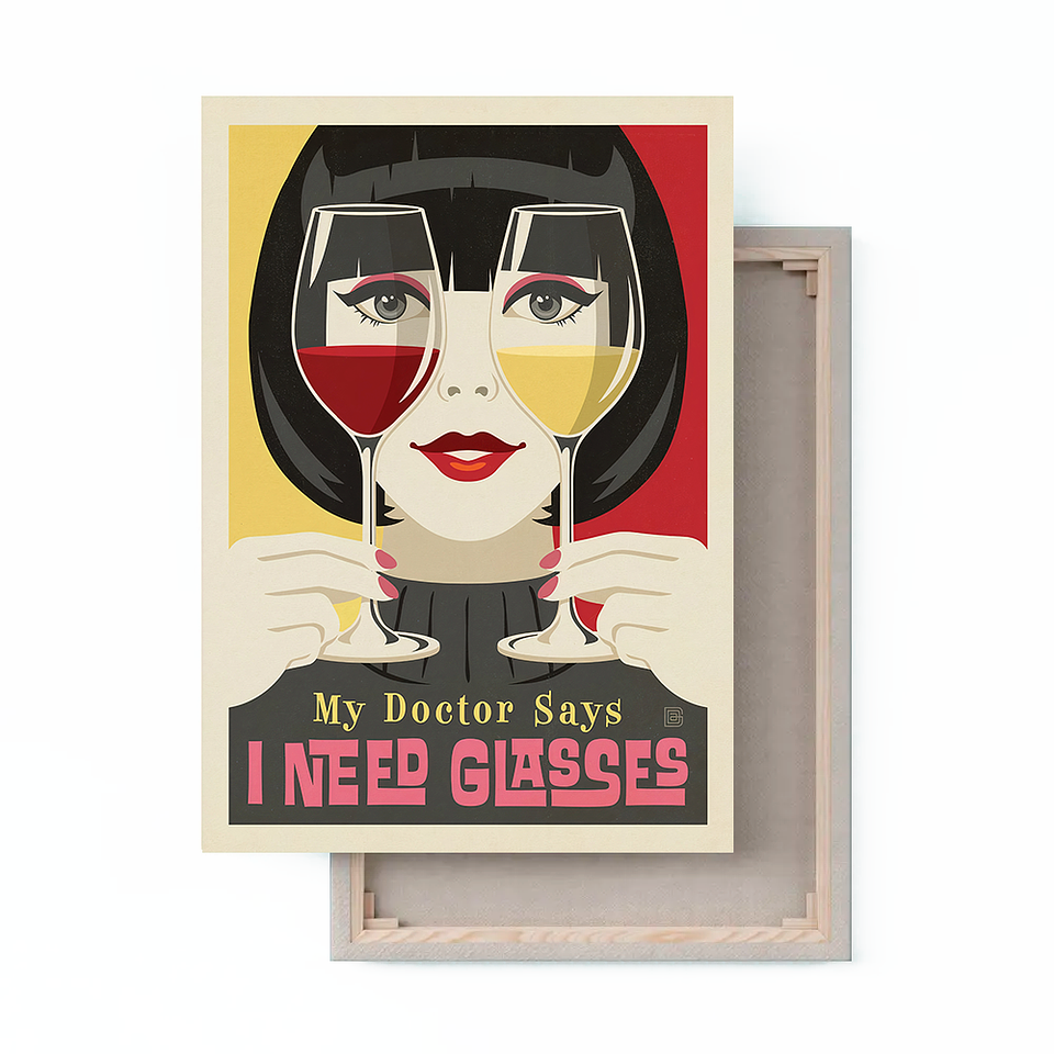 Cuadro Canvas / I Need Glasses 1