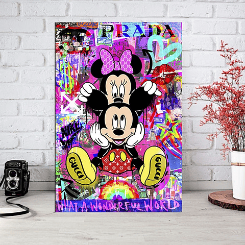 Cuadro Canvas / Mickey & Minnie