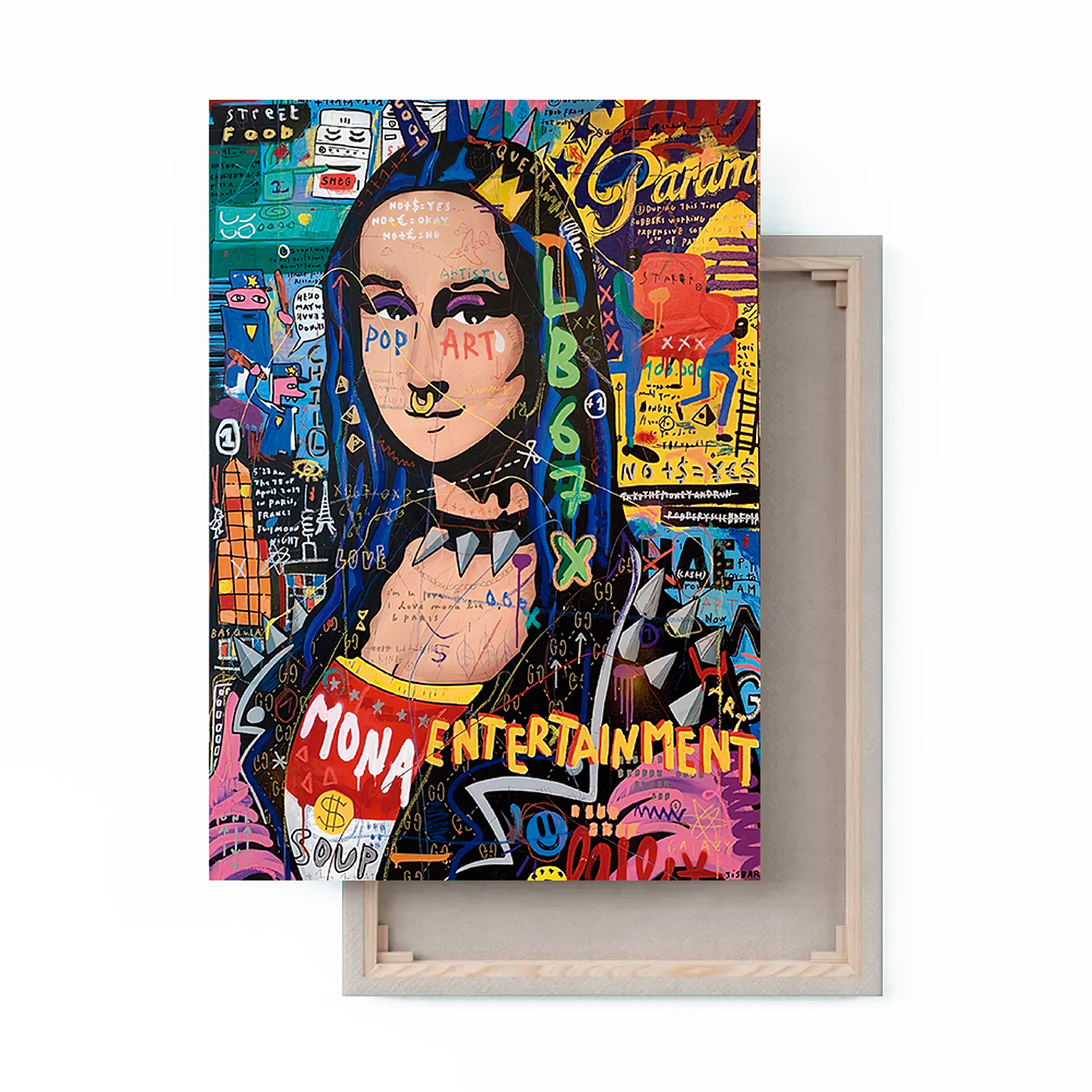 Cuadro Canvas / Mona Street Art 1