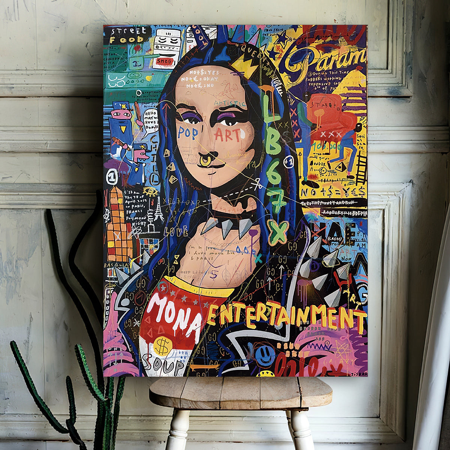 Cuadro Canvas / Mona Street Art 2