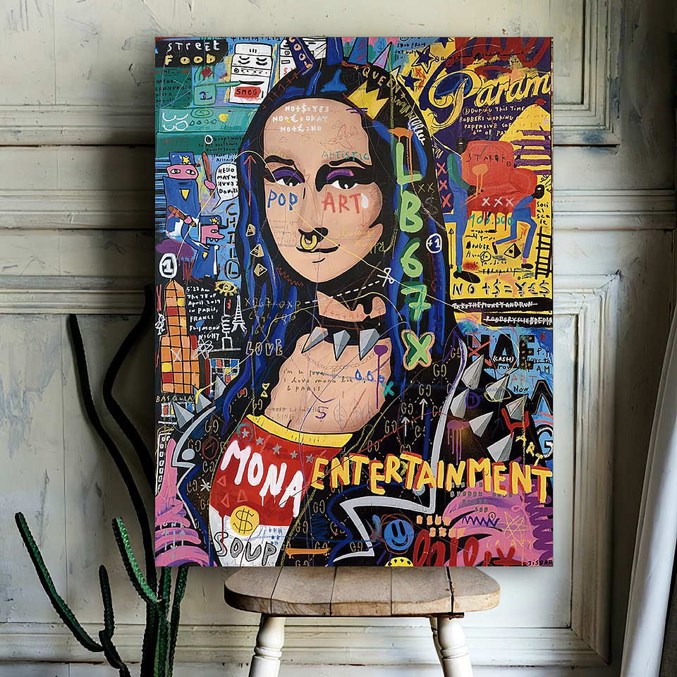 Cuadro Canvas / Mona Street Art 2