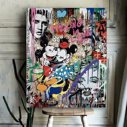 Cuadro Canvas / Mouse Love