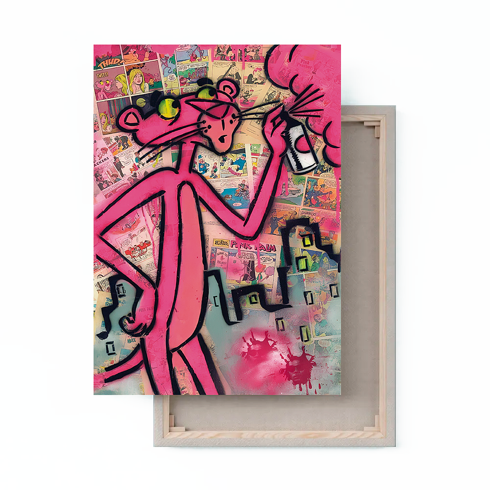 Cuadro Canvas / Pantera Rosa 1