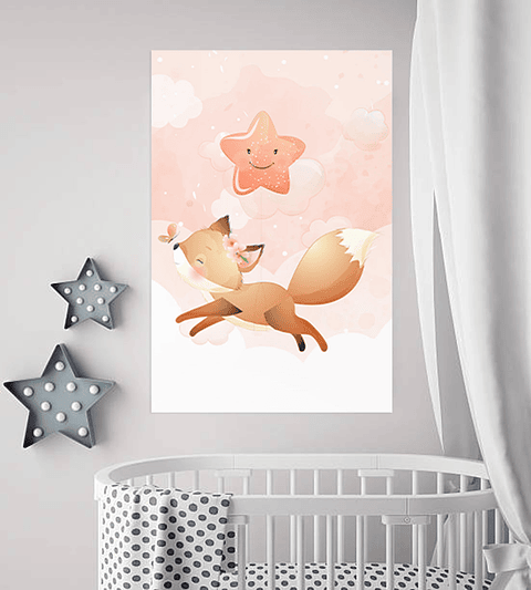 Cuadro Canvas / Fox Sky l