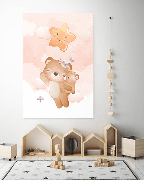 Cuadro Canvas / Bear Sky l