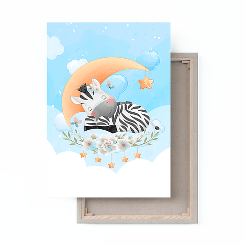 Cuadro Canvas / Zebra Sky ll
