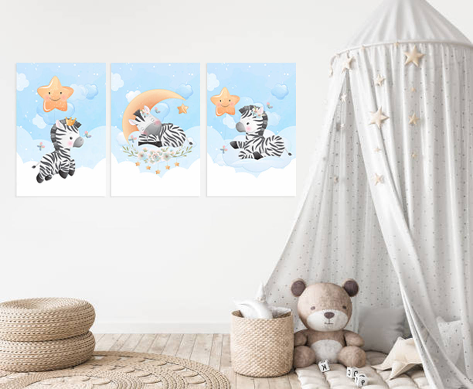 Cuadro Canvas / Zebra Sky l 3