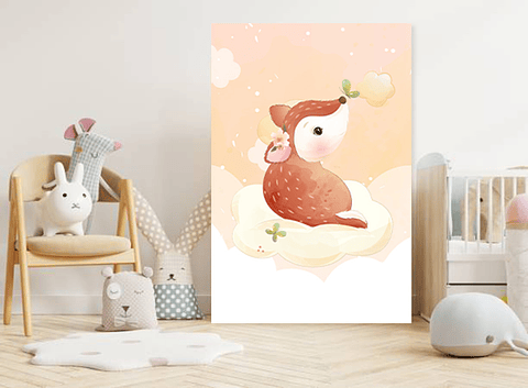 Cuadro Canvas / Deer Sky lll