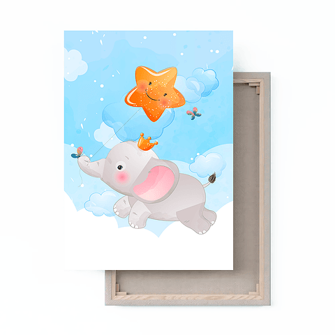 Cuadro Canvas / Elephant Sky I