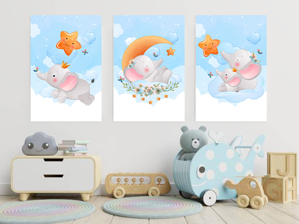 Cuadro Canvas / Elephant Sky I 2