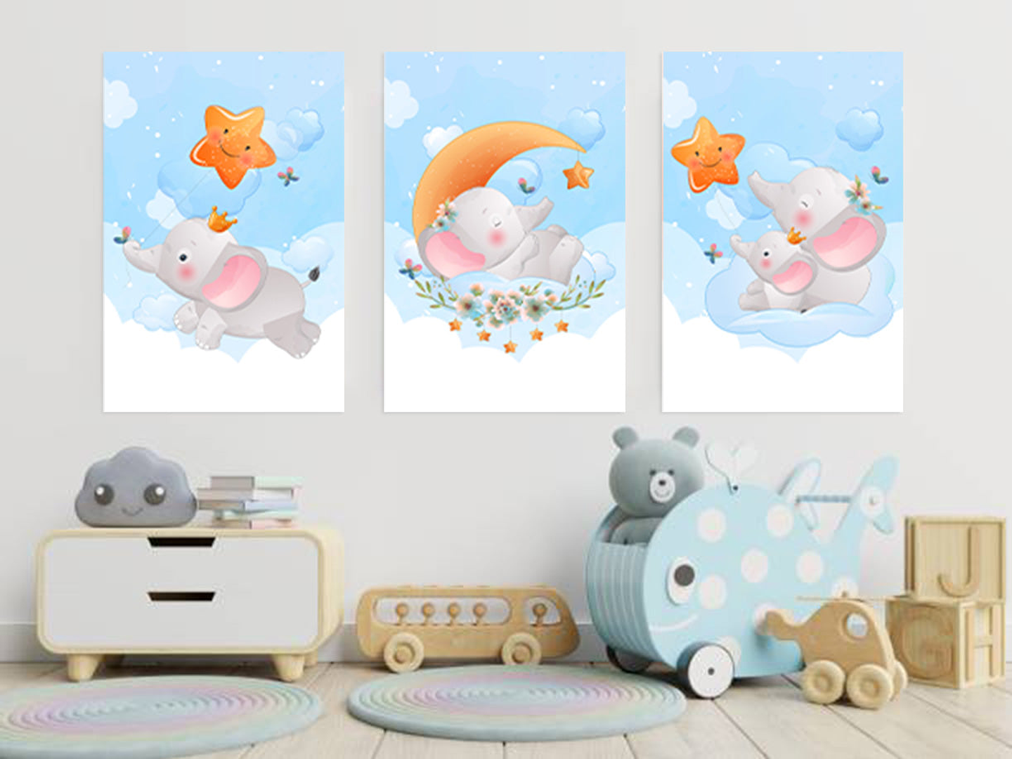 Cuadro Canvas / Elephant Sky ll 3