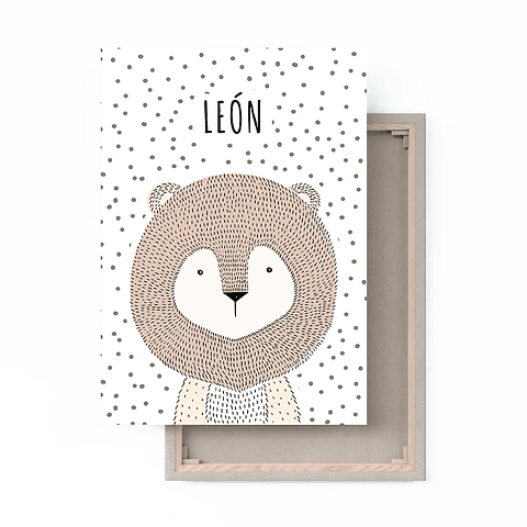 Cuadro Canvas / León