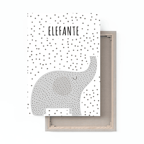 Cuadro Canvas / Elefante