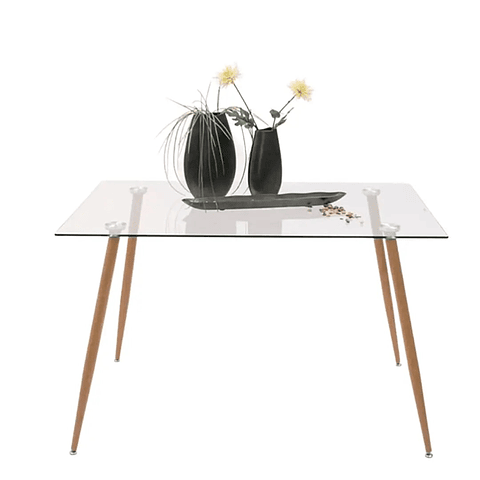 Mesa de Vidrio Rectangular 120x80 (KL)