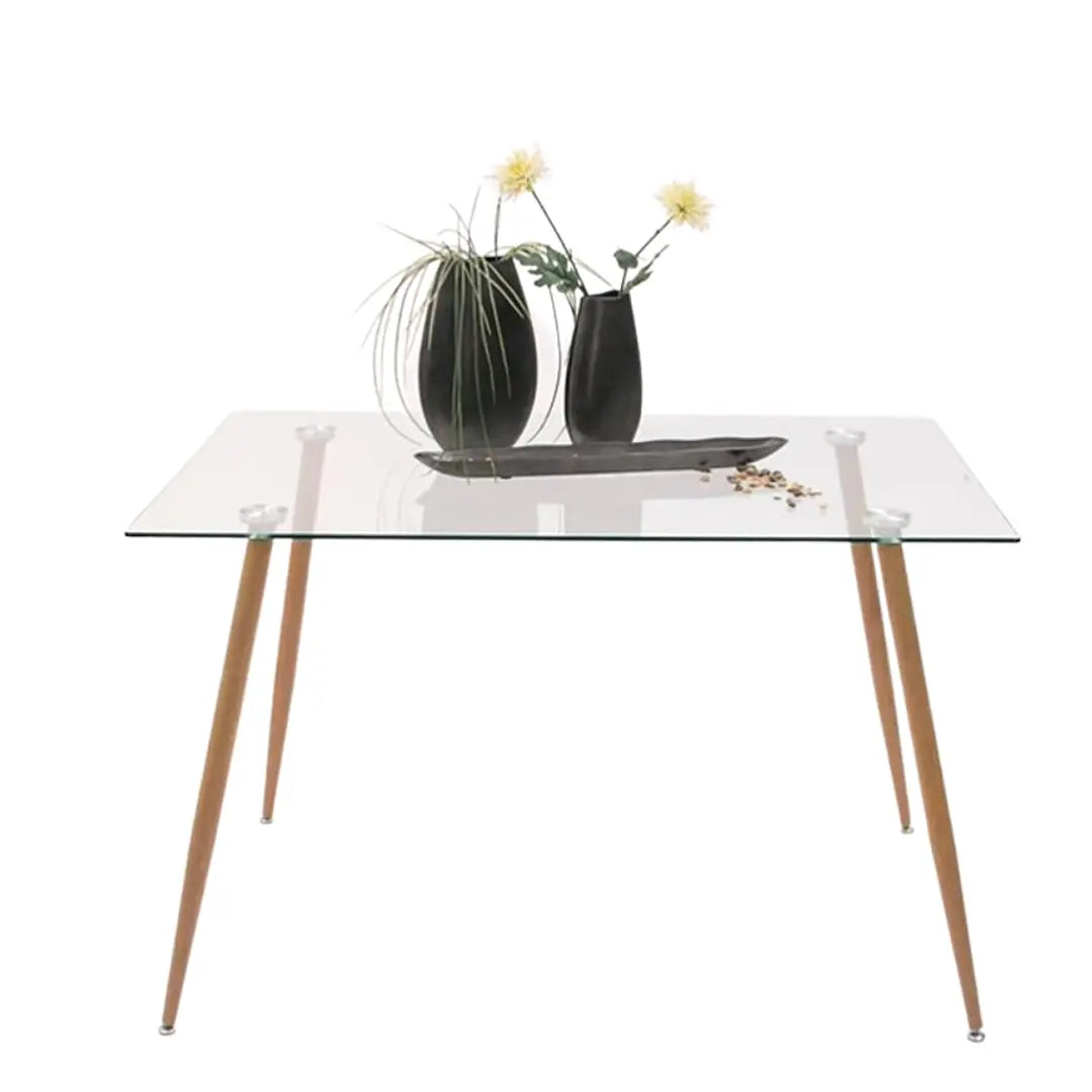 Mesa de Vidrio Rectangular 120x80 (KL) 1