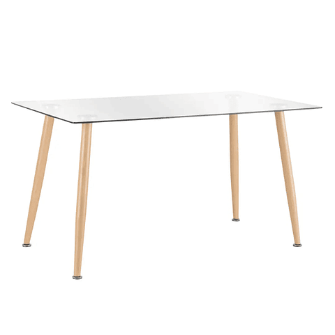 Mesa de Vidrio Rectangular 120x80 (KL)