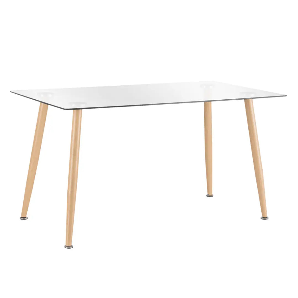 Mesa de Vidrio Rectangular 120x80 (KL) 2