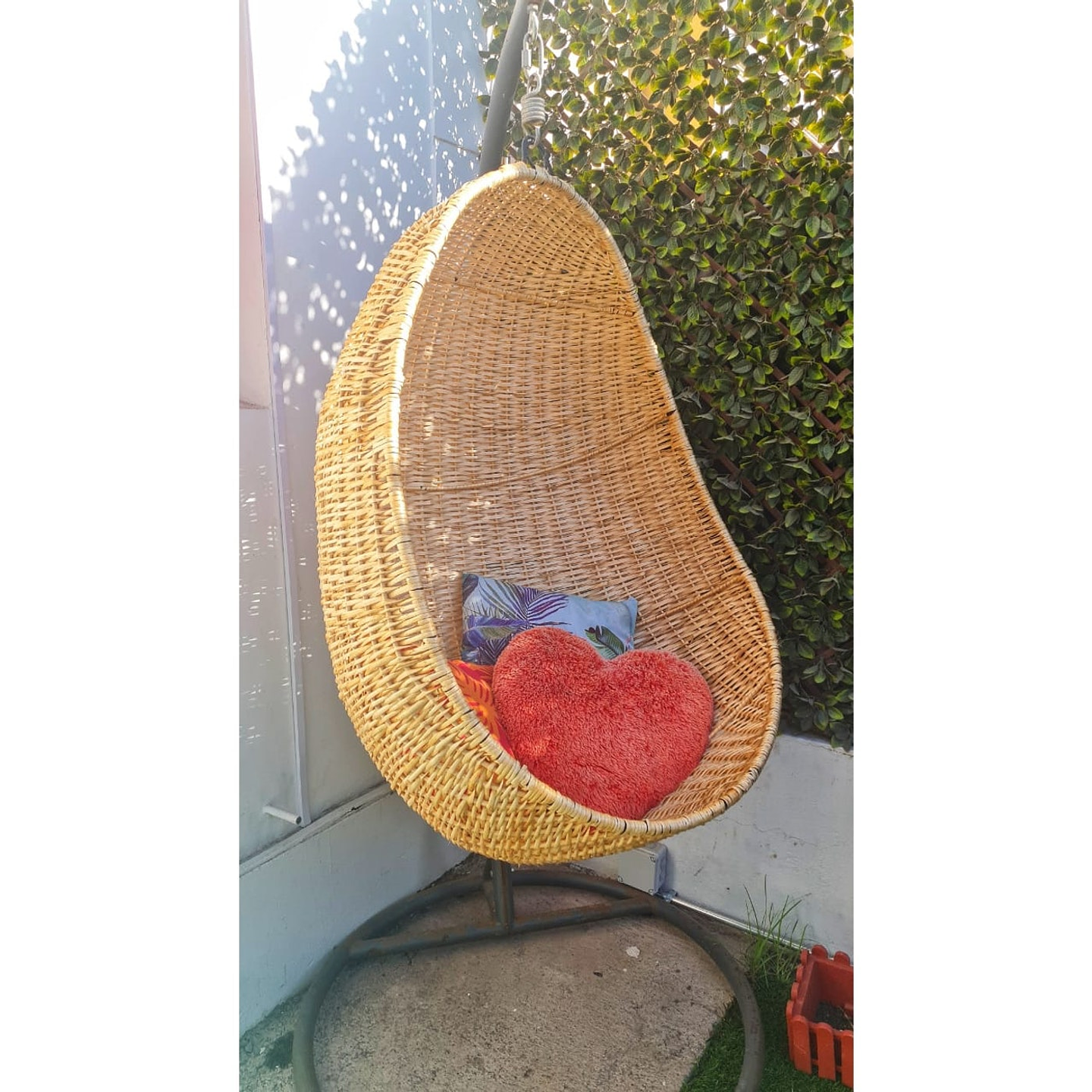 Colgante Huevito Mimbre 1