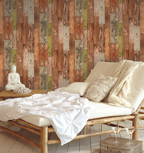Papel Mural Vinilizado / Madera 3472-1