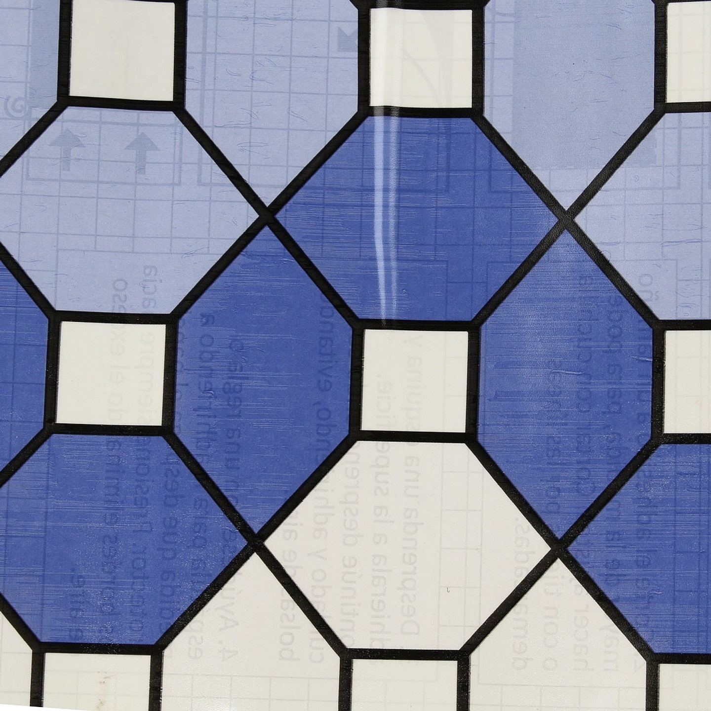 Pack 3 Rollos Vinílo Adhesivo / Rombos Azules / 28023 1