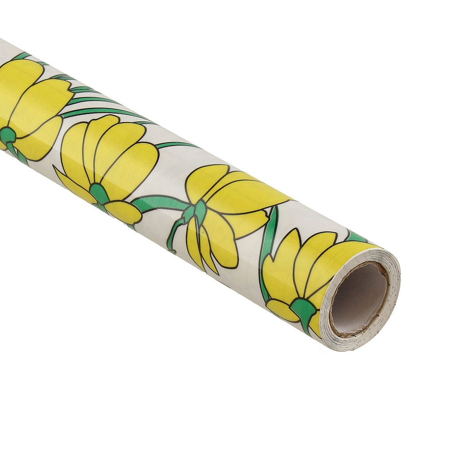 Pack 3 Rollos Vinílo Adhesivo / Flores Verdes / 29259 4