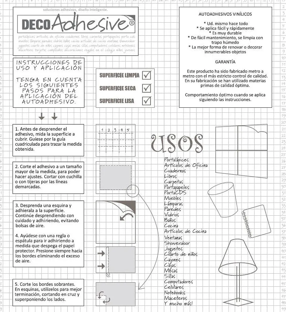 Pack 3 Rollos Vinílo Adhesivo / Transparente Arena / 29106 5