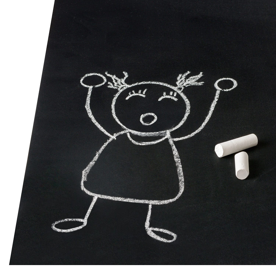 Pack 3 Rollos Vinílo Adhesivo / Pizarra Negra para Tiza 3