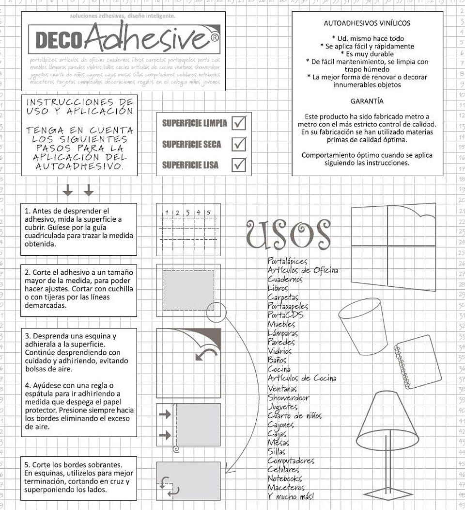 Set de 12 Rollos de Vinílo Adhesivo / Ondas / 29023 2