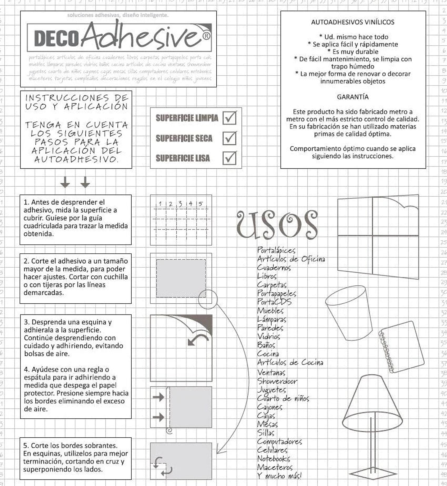 Set de 12 Rollos de Vinílo Adhesivo / Transparente Digital / 29022 5