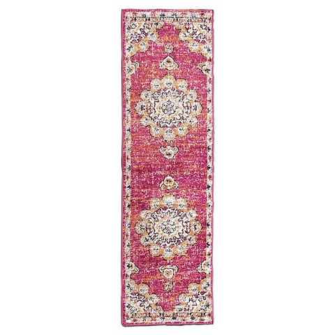 Alfombra Bohemian Pink 240x70cm