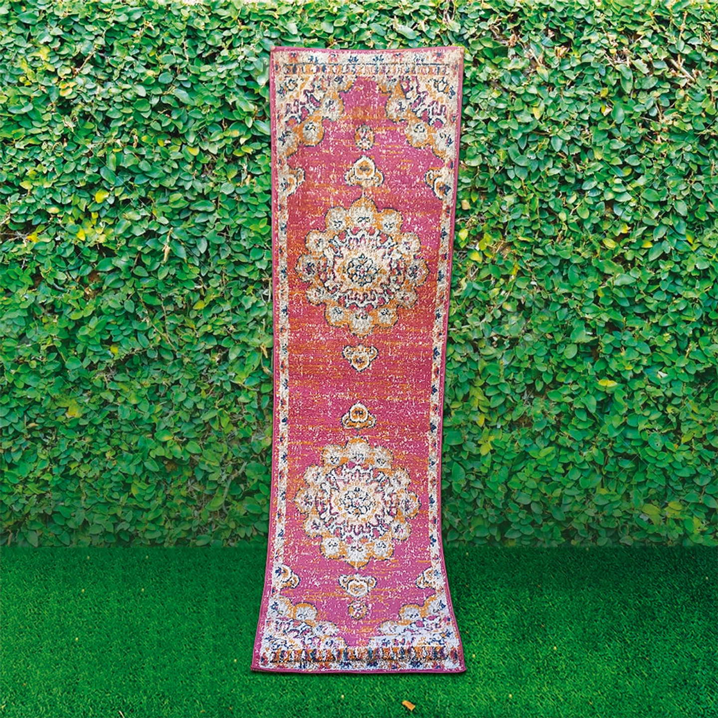 Alfombra Bohemian Pink 240x70cm 2
