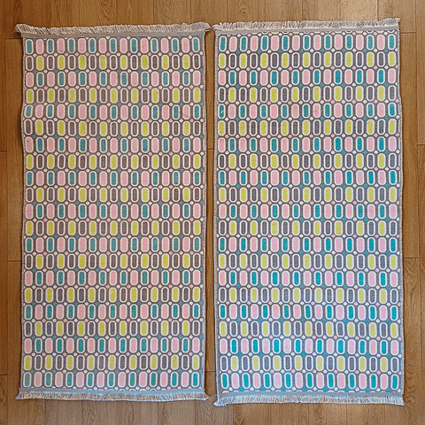 Pack 2 Bajadas de Cama Chenille / Retro