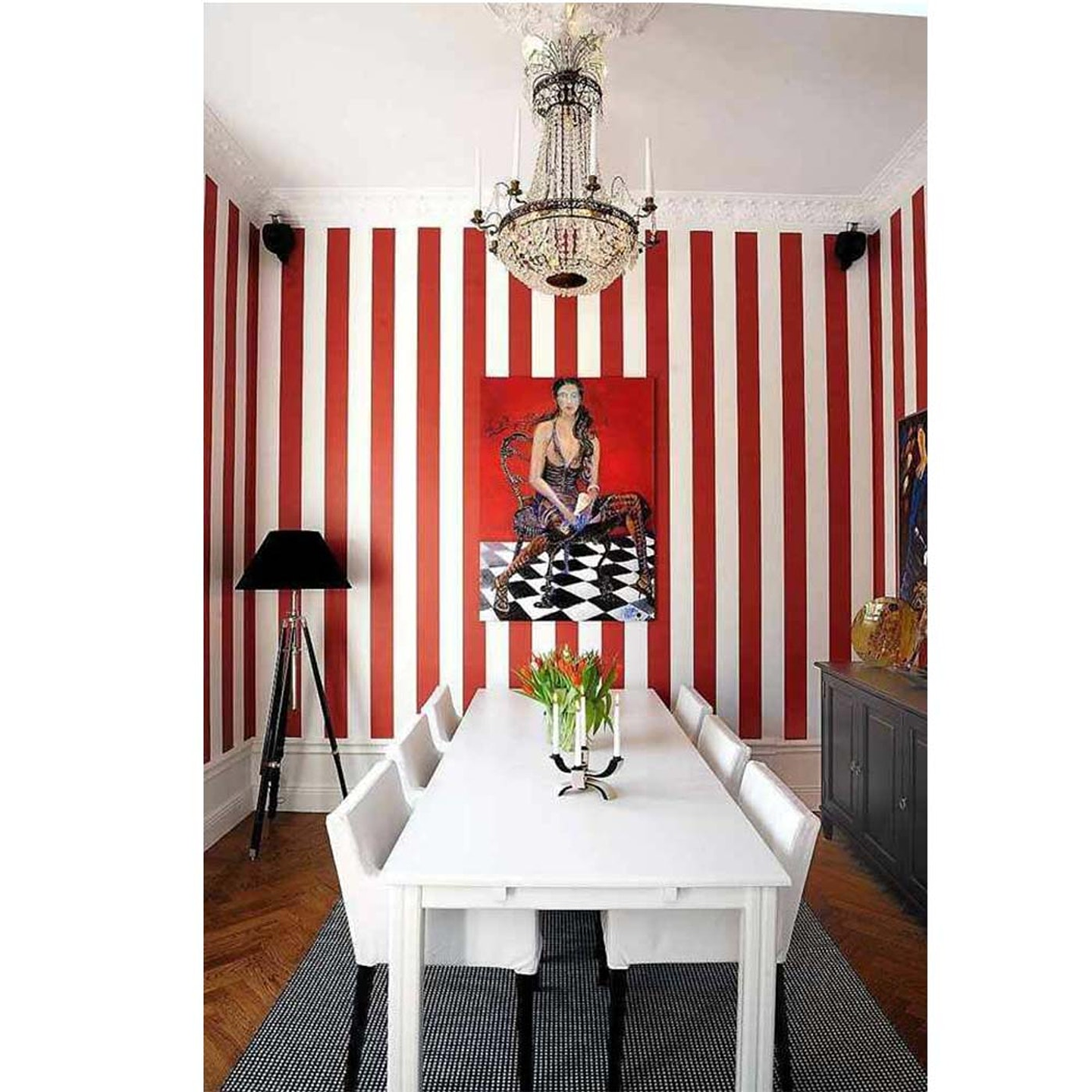 Papel Mural / Red Lines 1