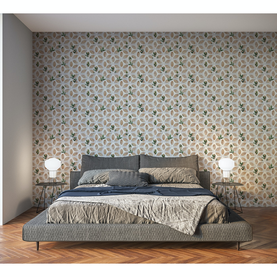 Papel Mural / Wood & Leaves 2