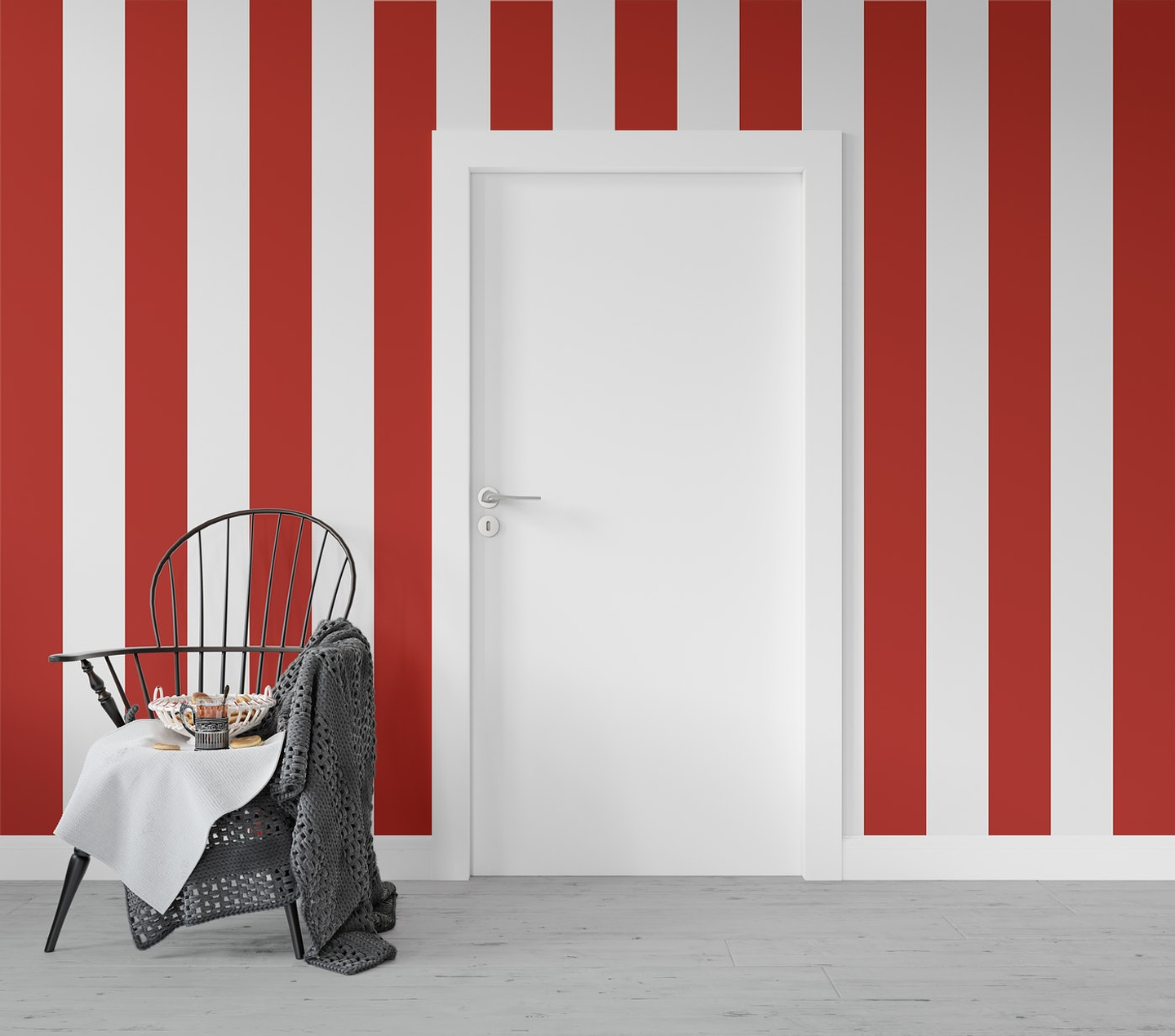 Papel Mural / Red Lines 2