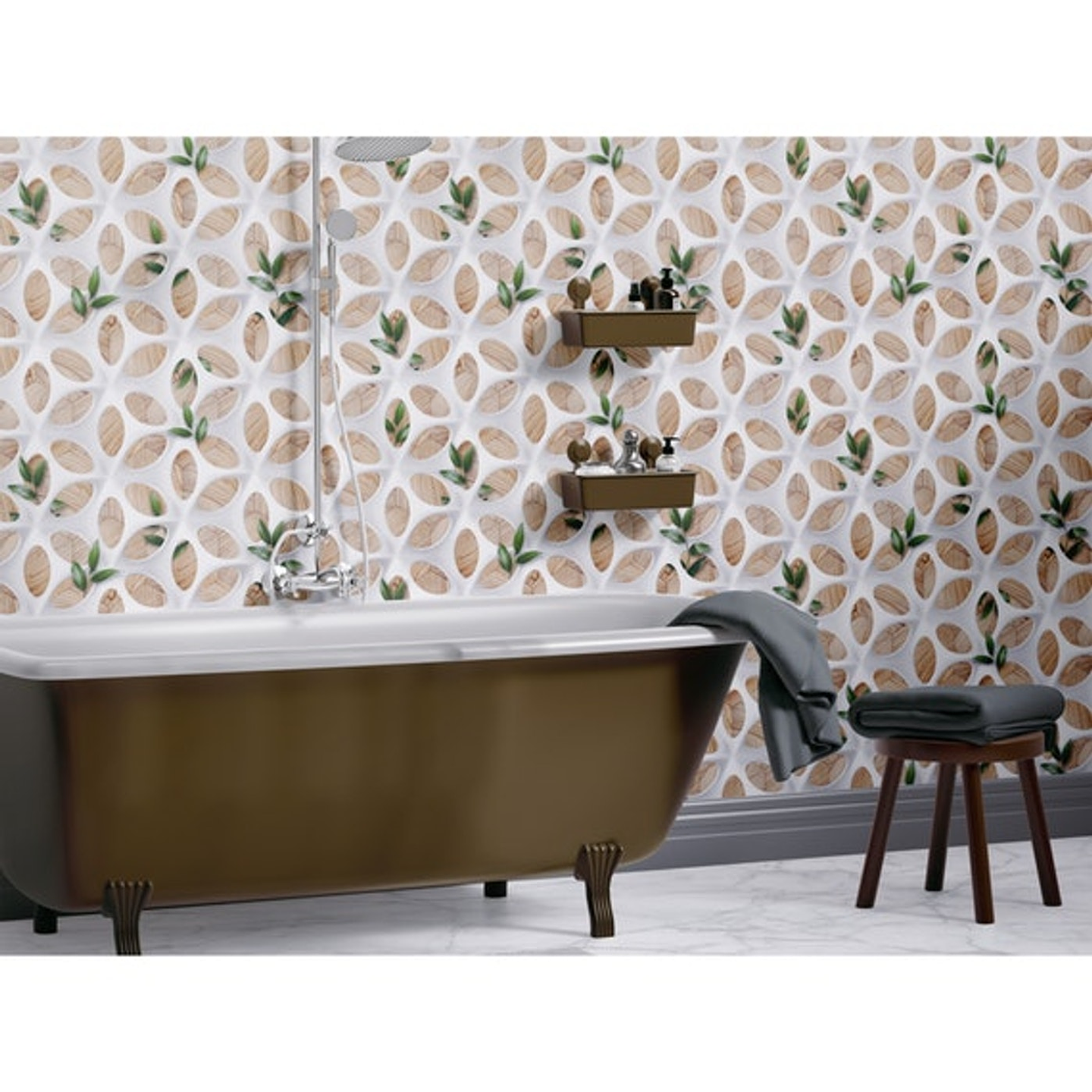 Papel Mural / Wood & Leaves 3