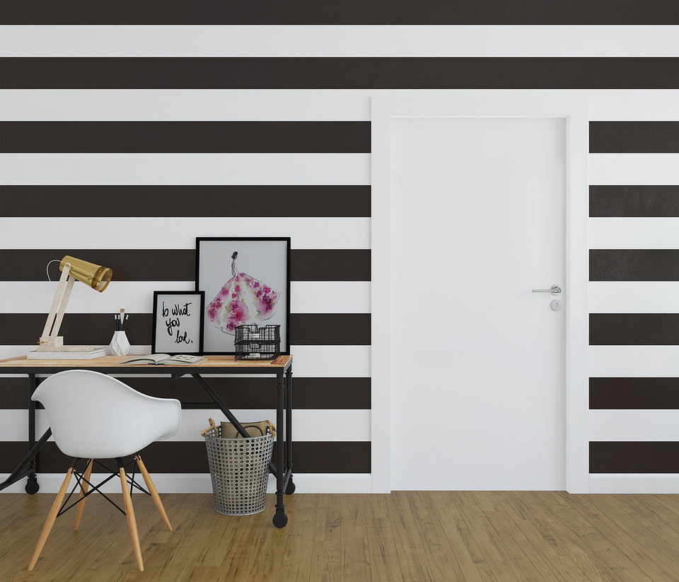 Papel Mural / Black Lines 1