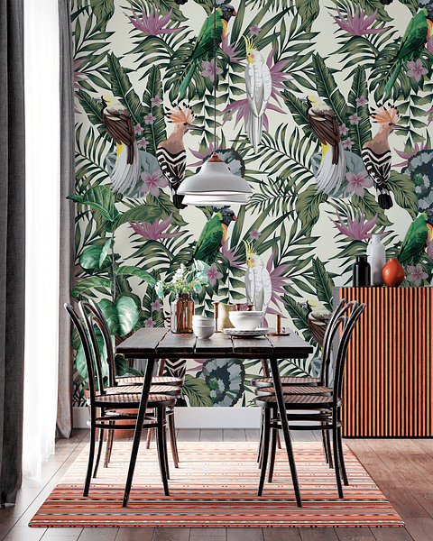 Papel Mural / Cacatuas