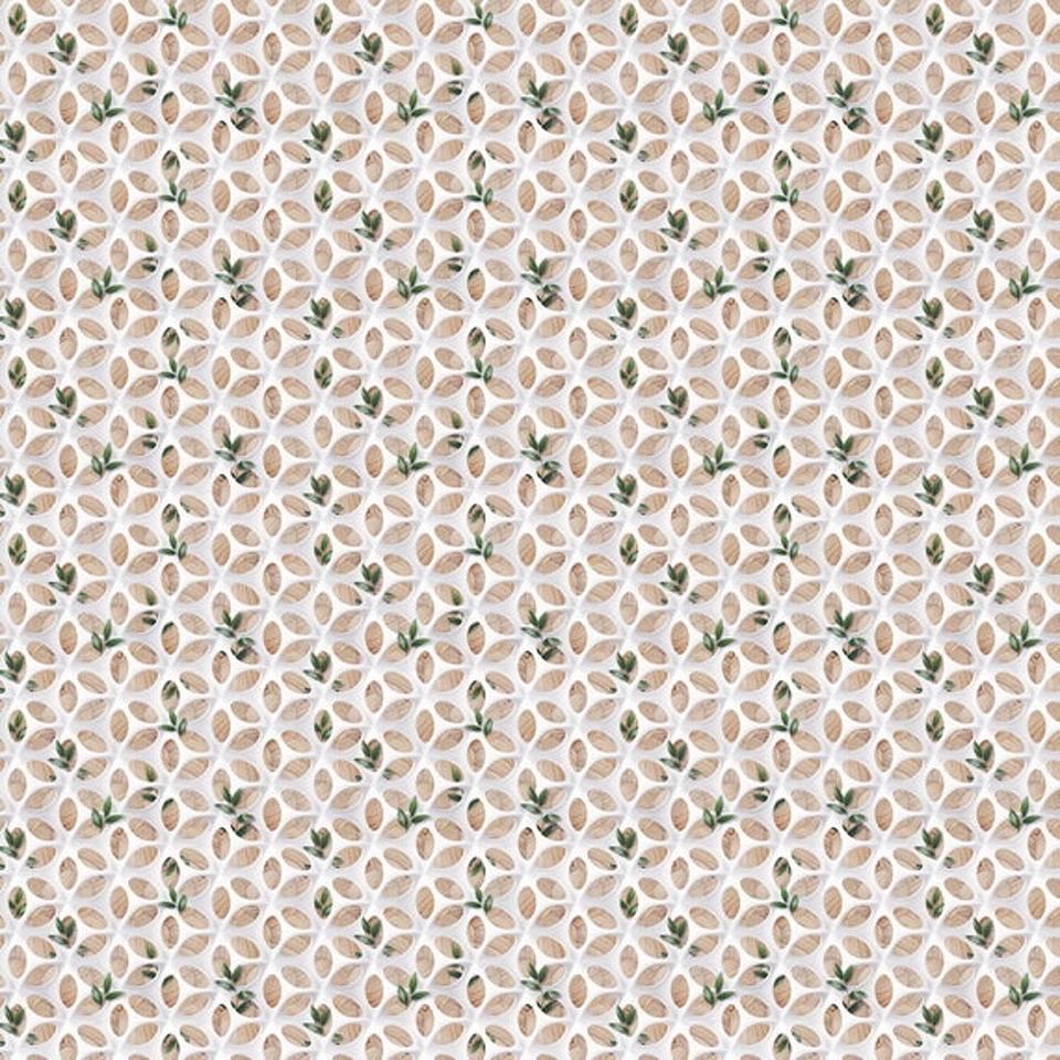 Papel Mural / Wood & Leaves 4