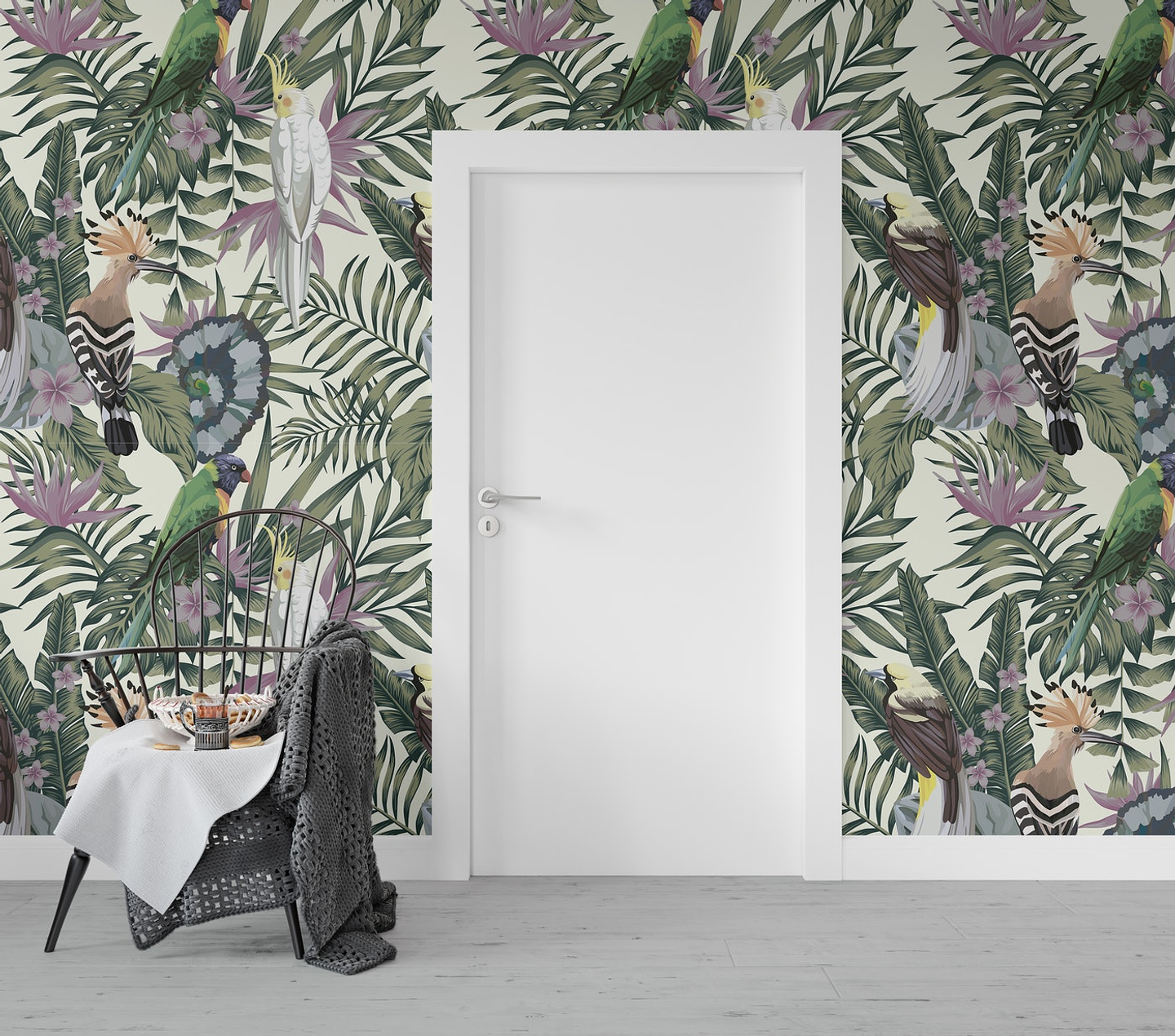 Papel Mural / Cacatuas 2