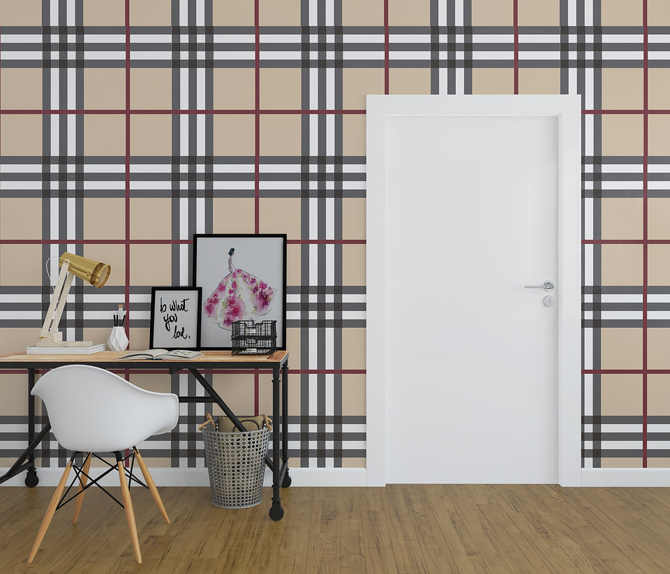 Papel Mural / Burberry 2